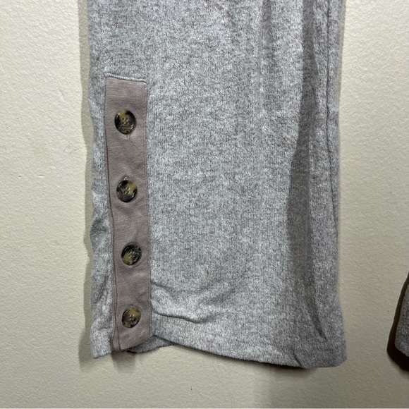 Anthropologie Gray Button-Detail Pants - Picture 6 of 10